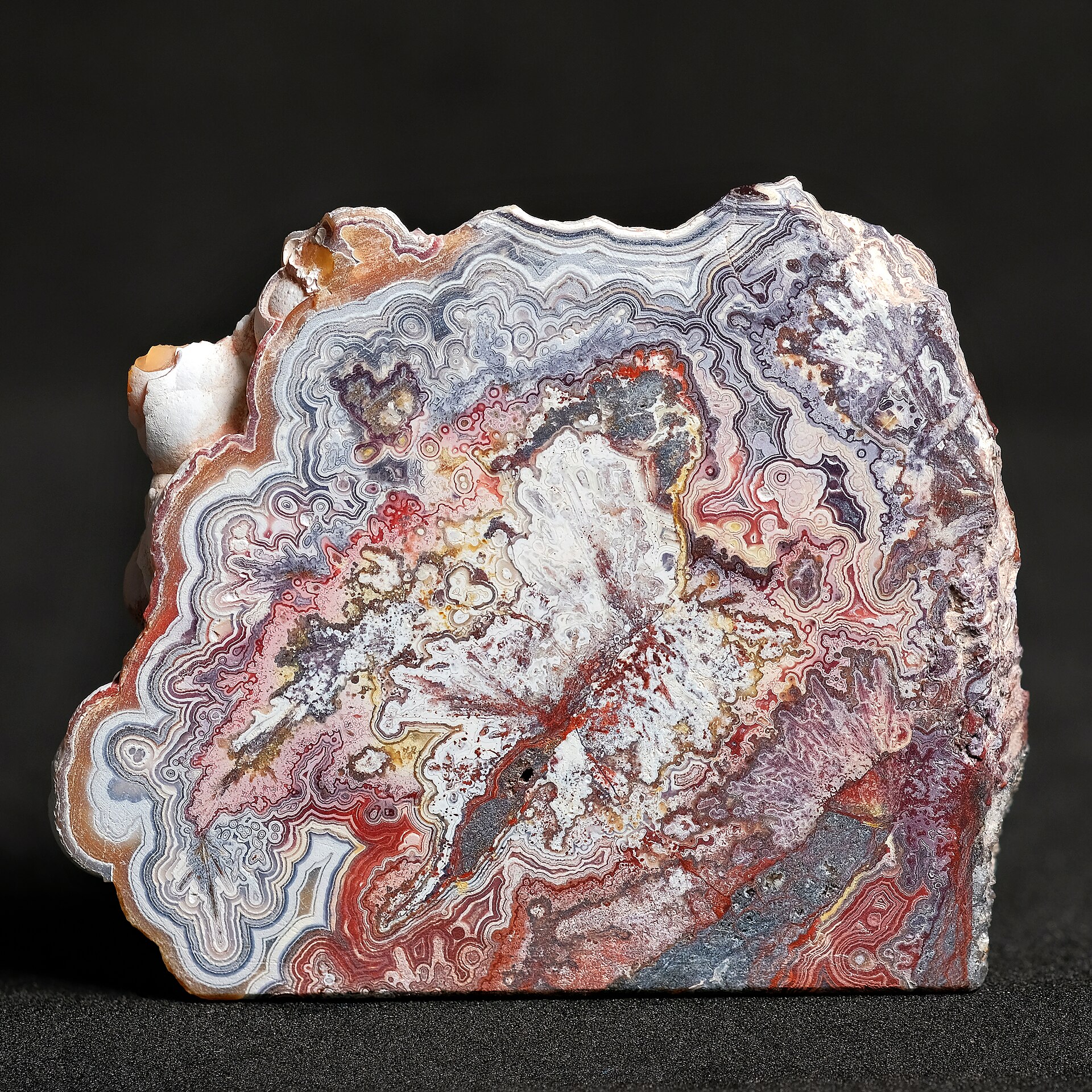 Spécimen de Agate crazy lace