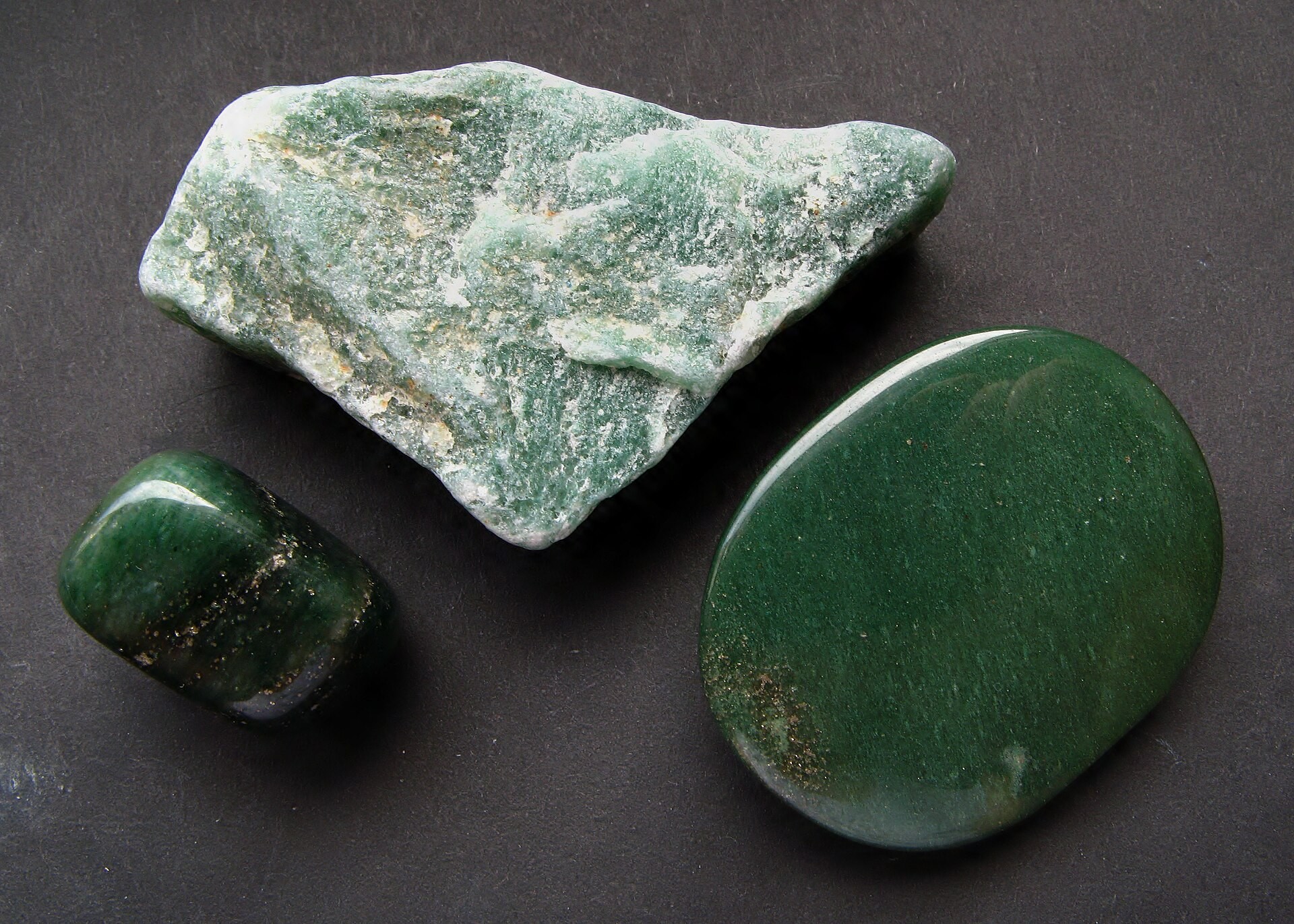 Spécimen de Aventurine verte