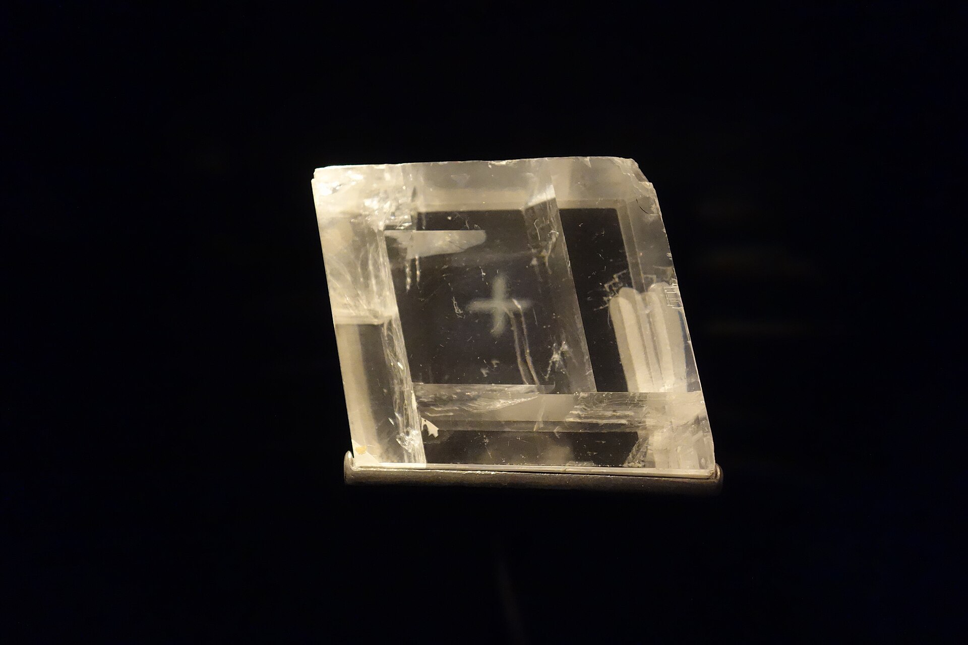 Spécimen de Calcite optique (spath d'Islande)